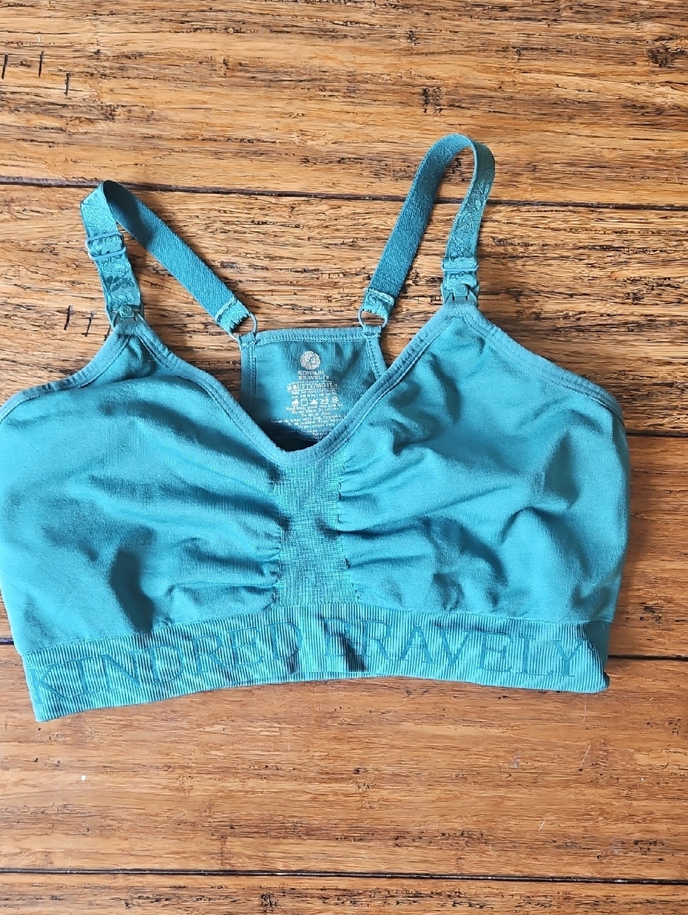 Kindred Bravely Teal Nursing/Comfort Tank M Busty